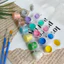 Set 10 Dây Nhựa Đựng Chiết Màu Loại 6/8 ô Dung Tích 3ml/5ml Trong Suốt HUNGACOLOR