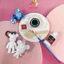 Set 10 Móc Khóa Phôi Nhựa Thỏ Bunny, Gấu Bearbrick Phụ Kiện Đổ Màu Loang Sáng Tạo HUNGACOLOR