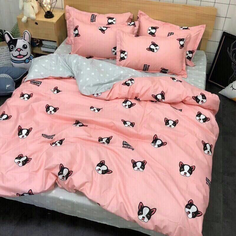 [ Dư dùng thanh lý ] Trọn bộ 5 món Vỏ Chăn Ga Gối Coton poly cao cấp