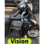 GHẾ ĐÔN GA INOX YÊN NỆM ĐEN XE MÁY VISION , GHẾ TẢI TRỌNG ĐẾN 40KG