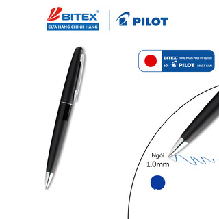 Bút bi ký Pilot BP-MR1-M-BP-L mực xanh (Thân Black) tip 1.0mm