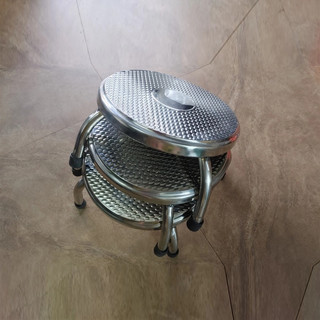 Ghế thấp inox, ghế ngồi xổm, ghế nhặt rau đa năng - hàng chất lương việt nam