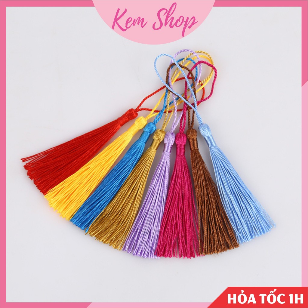 Set 20 dây tua rua mini trang trí làm đồ thủ công handmade - Kem Shop K15