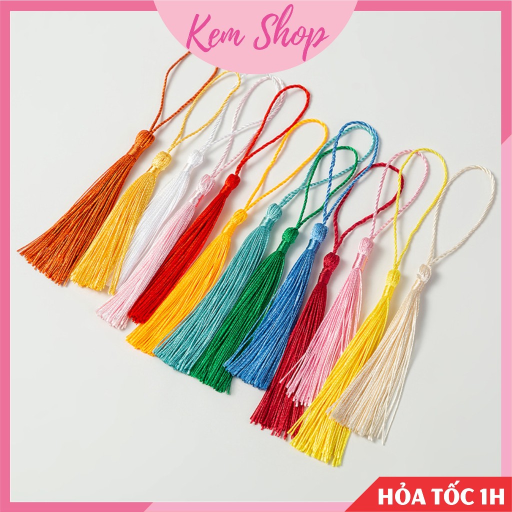 Set 20 dây tua rua mini trang trí làm đồ thủ công handmade - Kem Shop K15