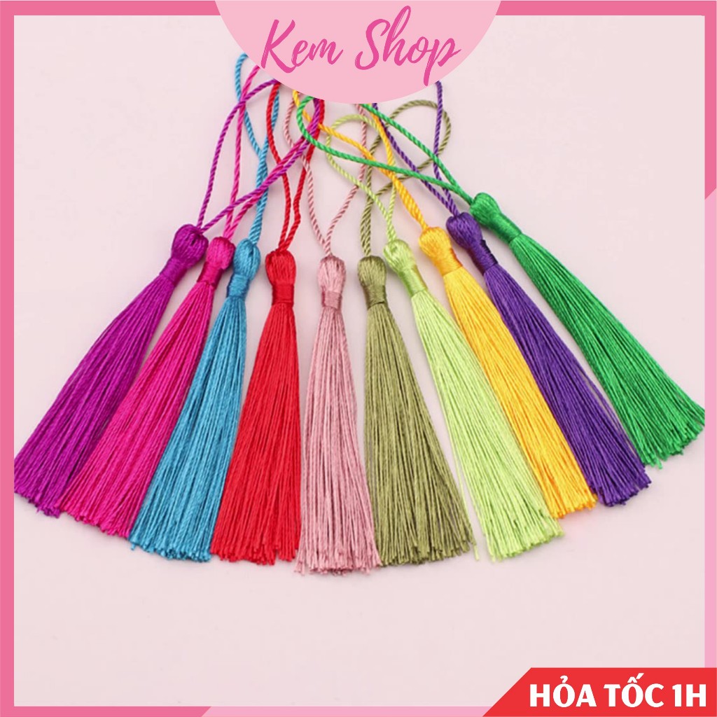 Set 20 dây tua rua mini trang trí làm đồ thủ công handmade - Kem Shop K15
