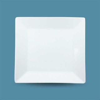 Đĩa Vuông Bát Tràng Men Trắng Hàng Dầy Ít Mẻ