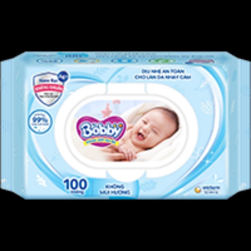 10 gói khăn ướt Bobby 100 tờ