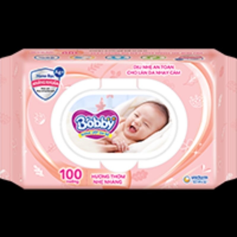 10 gói khăn ướt Bobby 100 tờ