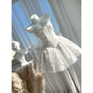 [HAN’S STORE ] VÁY FORM CORSET HOA ĐAN DÂY SIÊU BỒNG BỀNH (ẢNH THẬT)