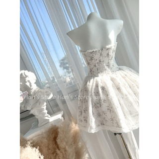 [HAN’S STORE ] VÁY FORM CORSET HOA ĐAN DÂY SIÊU BỒNG BỀNH (ẢNH THẬT)