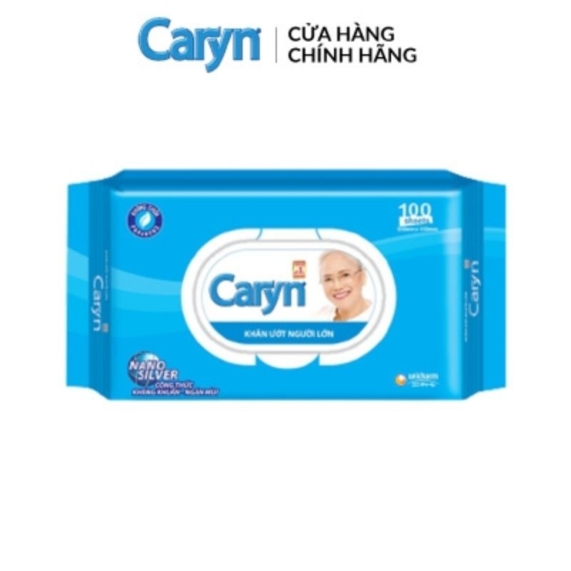 1 khăn ướt Caryn 100 tờ
