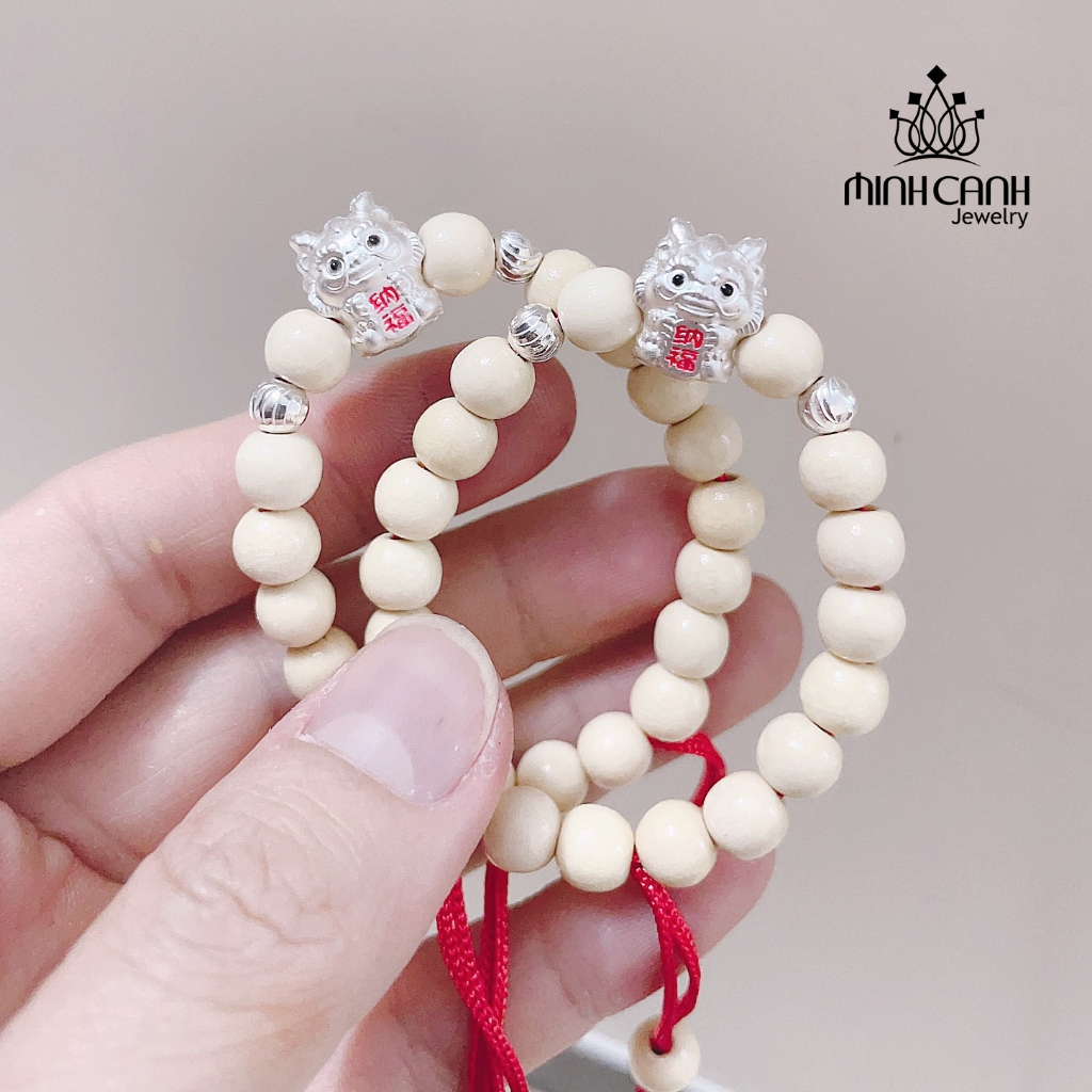 Ảnh Vòng Dâu Tằm Charm Con Rồng 7 Bi Và 9 Bi Cho Bé Trai Và Gái - Minh Canh Jewelry 3