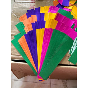 Giấy Ngũ Sắc Loại Đẹp Lớn Dán Mộ Cúng Thanh Minh, Tảo Mộ Người Thân 22cm*4cm