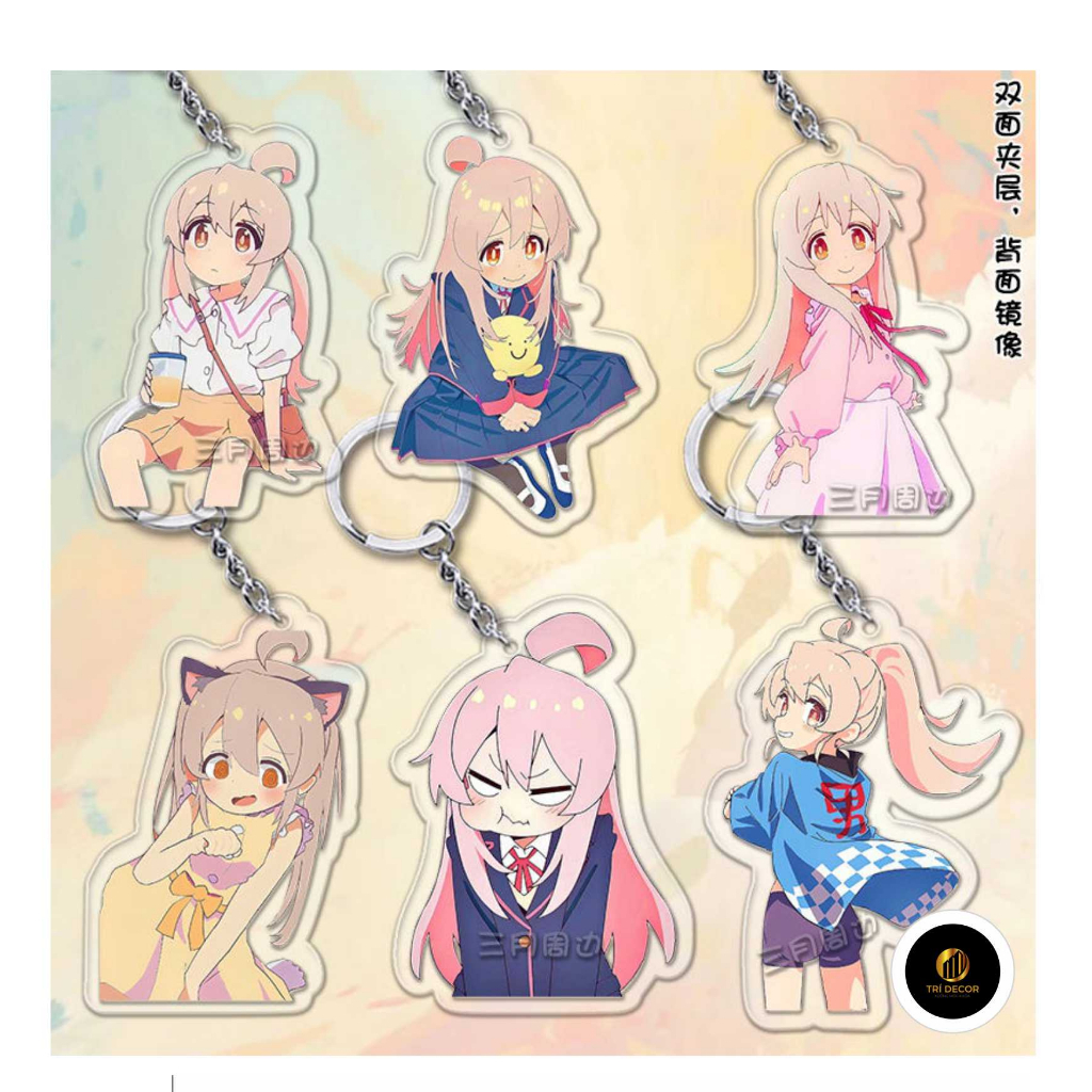 Oniichan Móc Chìa Khóa Bằng Acrylic Hình Anime Mihari Oyama Mahiro Dễ Thương Dành Cho Nữ