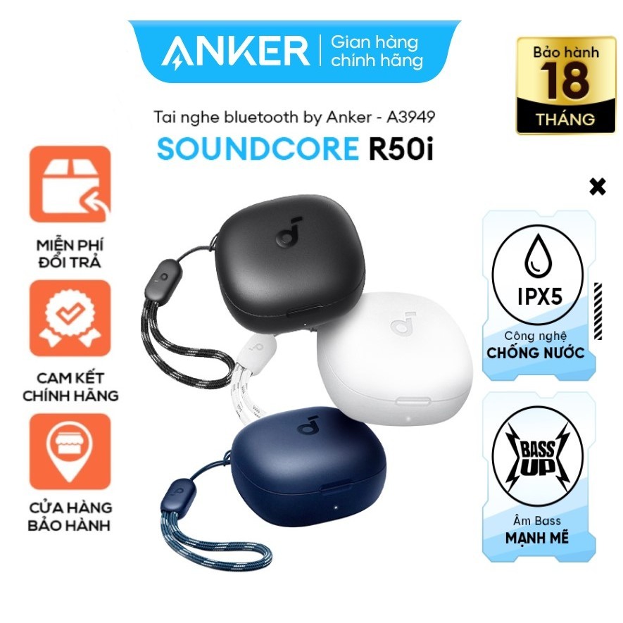 Tai Nghe Bluetooth Anker - R50i True Wireless Earbuds Earphone - A3949 ...