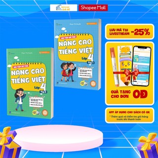 Combo Bài tập bổ trợ nâng cao Tiếng Việt lớp 4 - Phân loại lẻ/combo