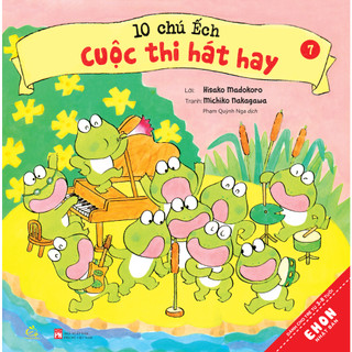 Sách Combo Ehon Nhật Bản 10 Chú Ếch Phần 2 - TB 2024 (Tập 7 - 12)