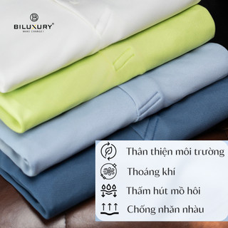 Combo 2 Áo Polo Nam AIRCOOL POLO Thời Trang Nam Biluxury 8APCB428 Thoáng Mát Thấm Hút Mồ Hôi