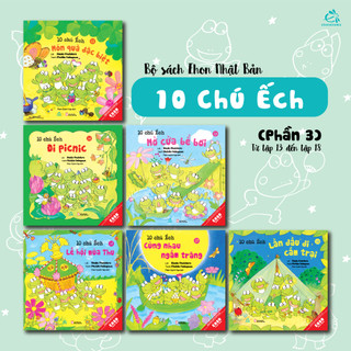 Sách Combo Ehon Nhật Bản 10 Chú Ếch Trọn bộ 18 Quyển - TB 2024
