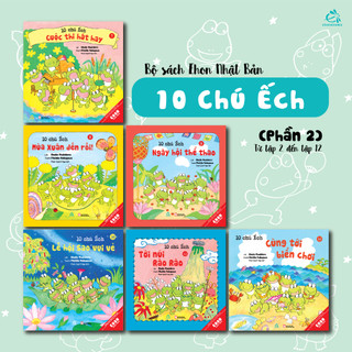 Sách Combo Ehon Nhật Bản 10 Chú Ếch Trọn bộ 18 Quyển - TB 2024