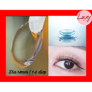 (Giá 1 chiếc) Lens Cận Trong Suốt LUXY LENS 1 - 8 Độ Uy Tín Số 1 Hà Nội Dùng 1 Năm Có Bảo Hành - Kính Áp Tròng Cao Cấp