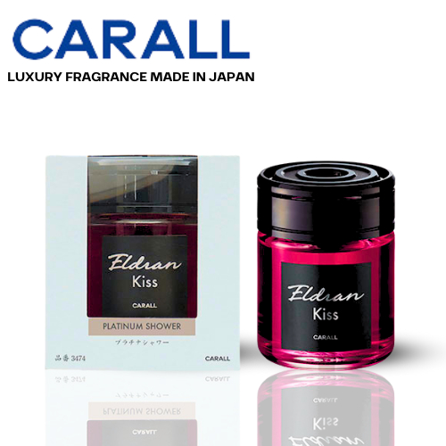 Sáp Thơm Ô Tô Cao Cấp Mùi Hoa Hồng/ Xạ Hương/ Táo- Eldran Kiss 105ml CARALL Made In Japan