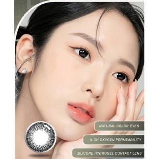 SIHY - Kính áp tròng, Lens [CẬN] Kevil Black màu đen, độ cận 0 đến 6 độ, chống tia UV++