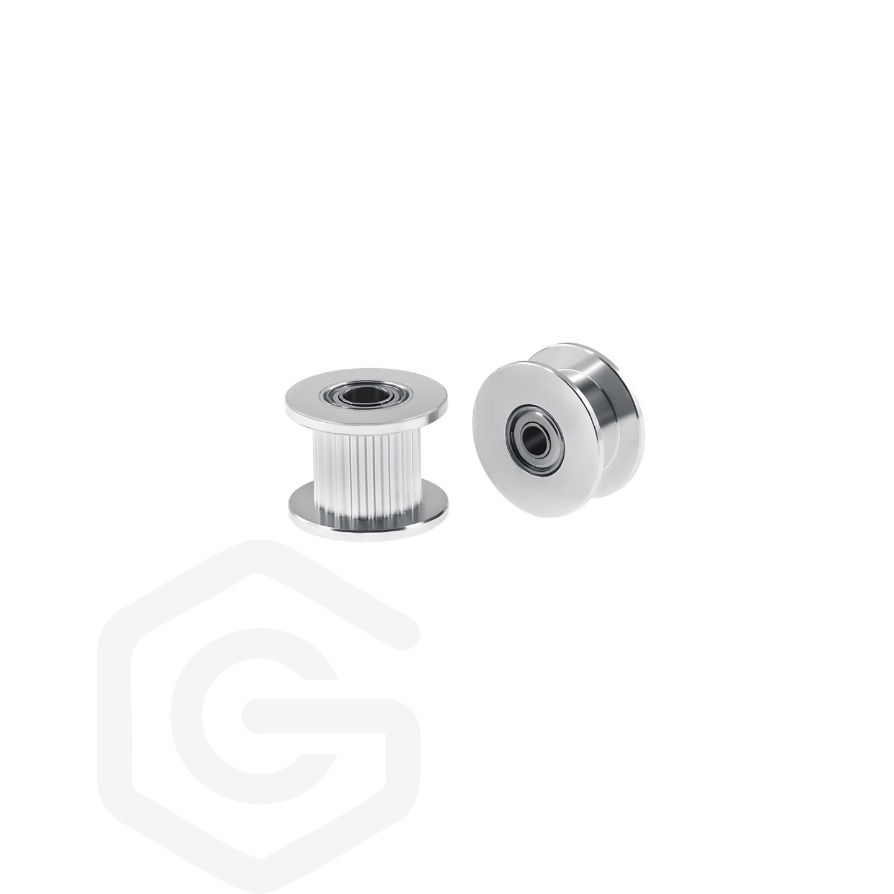 Pully ròng rọc có răng cho máy in 3D - GT2 - bản 6mm lỗ 3mm hoặc 5mm ...