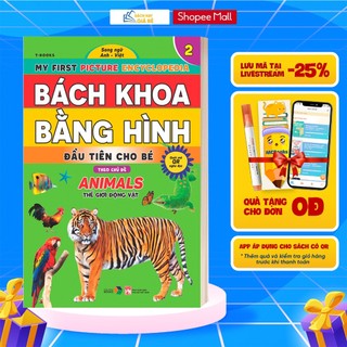 Sách - Bách khoa bằng hình đầu tiên cho bé theo chủ đề quyển 2 - song ngữ Anh Việt - Quét mã QR nghe đọc - Đại Mai
