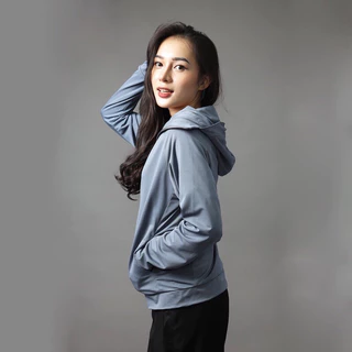 áo chống nắng nữ thông hơi , thoáng mát , co dãn thấm hút mồ hôi , chống tia uv , có khoá kéo
