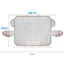 TẤM BẠT CHE CHẮN NẮNG Ô TÔ CÓ TAI GƯƠNG - Bạt Phủ 4 Lớp Cao Cấp, Bảo Vệ Nội Thất Chống Tia UV Hiệu Quả