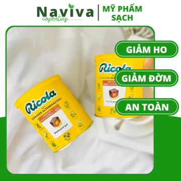 (Mẫu Mới) Kẹo ngậm ho Ricola không đường 250g, kẹo ho Ricola của Đức, kẹo ngậm thảo mộc Ricola