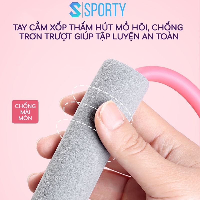 Dây tập cơ ngực YGT13 SPORTY, chất liệu cao su đàn hồi, tăng độ dẻo dai khi tập yoga, gym, pilates