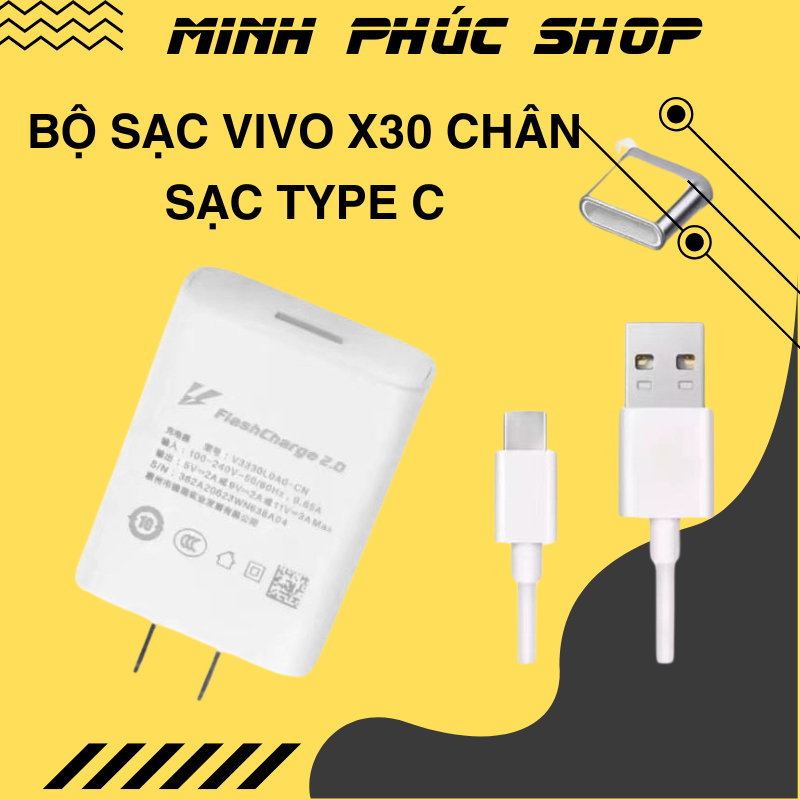 Bộ Sạc Nhanh VIVO chính hãng K W 18W X30, Công Nghệ Flash Charge