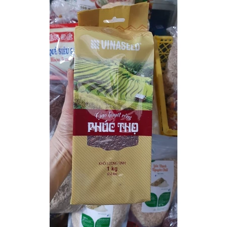 Gạo Lứt Phúc Thọ No GMO 1kg : gạo lứt huyết rồng m gạo Lứt đen