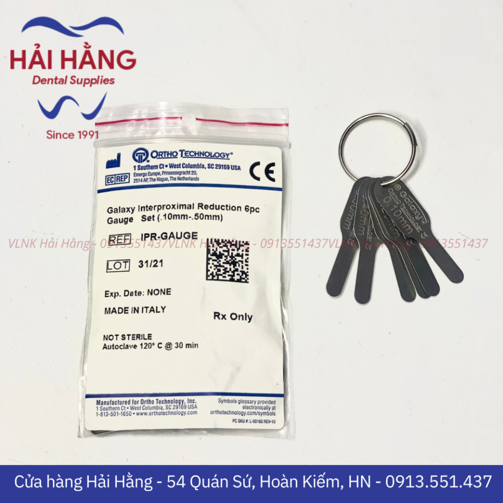 Thước đo mài kẽ Ortho Technology IPR GAUGE SET | Shopee Việt Nam