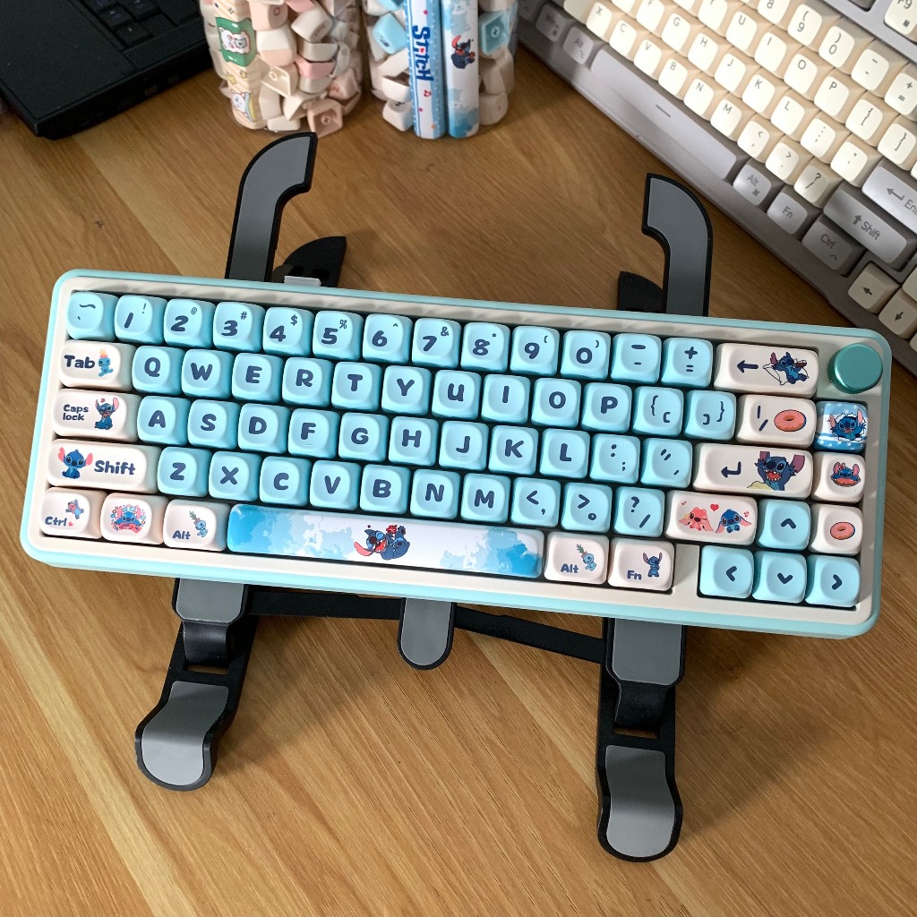 Keycap PBT - Blue Agent - MOT Profile 140 phím thay thế dành cho phím ...