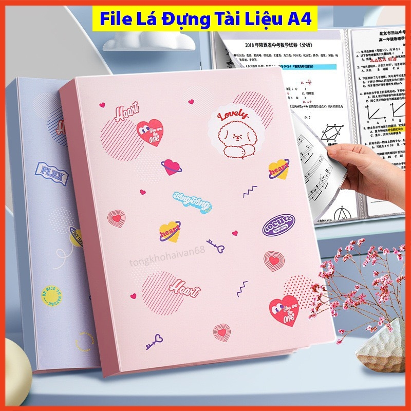 File Tài Liệu File Lá Học Sinh Đa Năng A4 Bìa Kẹp Lá Tệp Đựng Tài Liệu ...