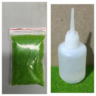 Rêu giả trang trí bể cá, bể bán cạn, tiểu cảnh, mô hình. Hoàn toàn bằng nhựa, không phai màu, bền trong nước