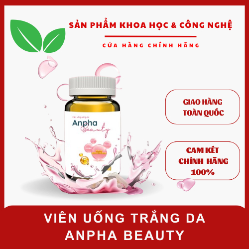 [ CHÍNH HÃNG - HỘP 60v ] Anpha Beauty –Viên uống trắng da,mờ thâm nám ...