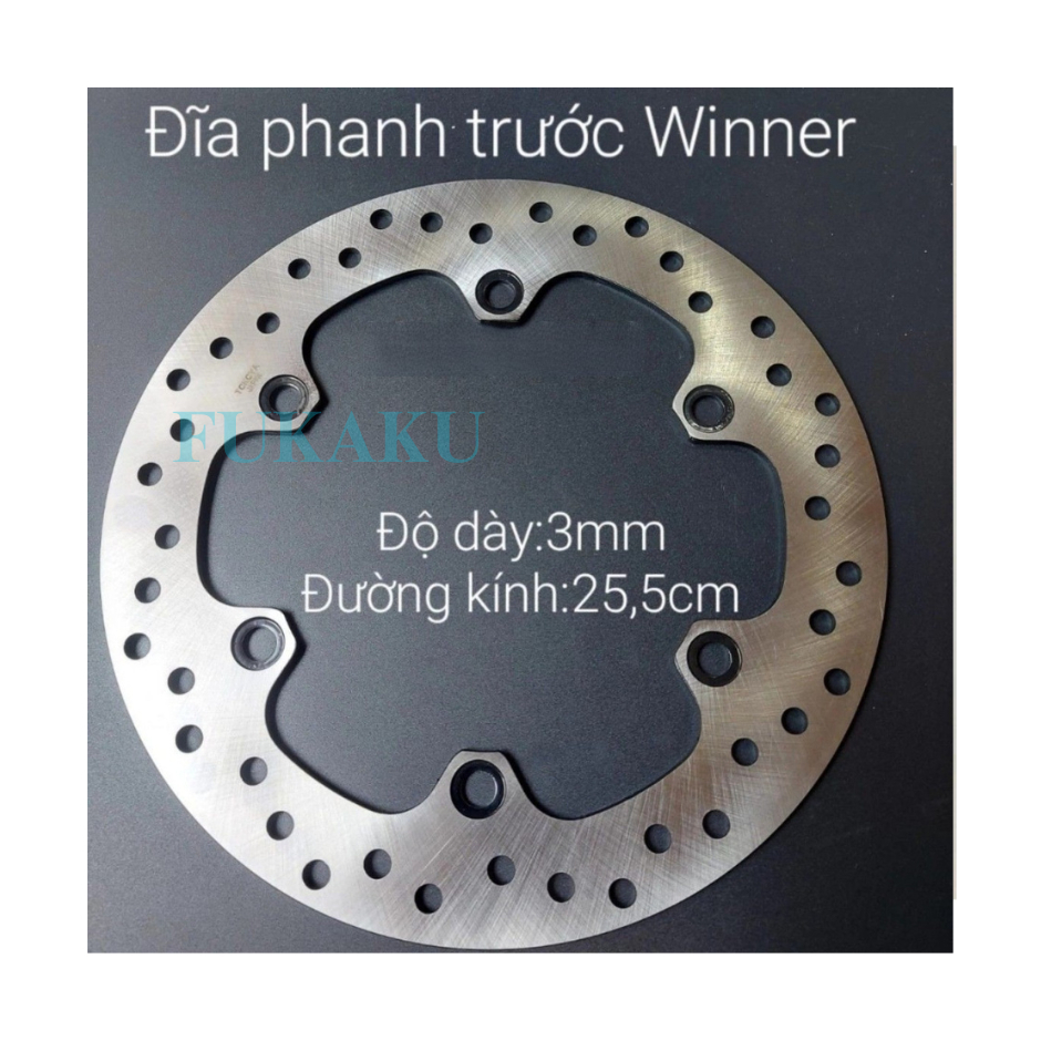 Đĩa Thắng Trước Và Sau Xe Winner, Winner V1 Hàng Cao Cấp