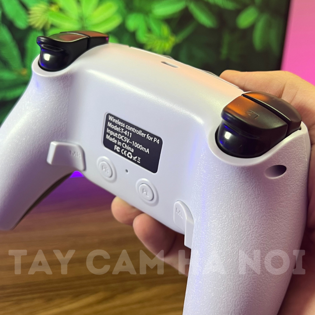 Tay cầm chơi game T411, kết nối không dây, phím Macro xịn, chơi game ...