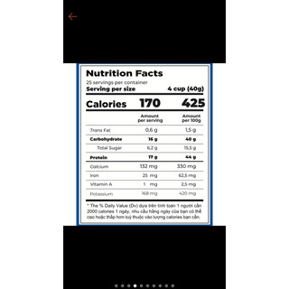 Sữa hạt Organic Protein Việt Nhật Nutrition thay thế bữa ăn 1kg