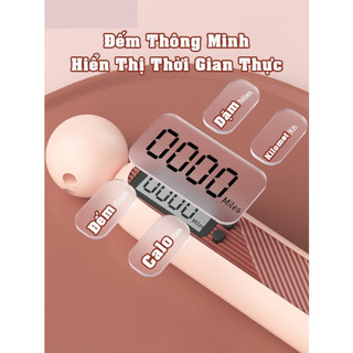 Dây Nhảy Thể Lực Đàn Hồi 2.8m Chính Hãng JUMP ROPE bộ đếm thông minh Hỗ Trợ Luyện Tập Thể Dục, Thể Thao Tiện Lợi Tại Nhà