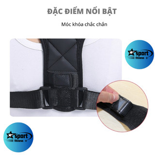 [Hàng Chuẩn] Đai chống gù lưng nam nữ GPX Nam&Nữ, Bảo vệ vùng vai và lưng trên, chánh khom lưng, gù lưng