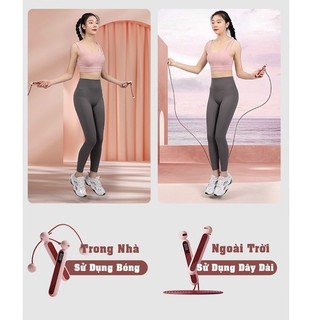 Dây Nhảy Thể Lực Đàn Hồi 2.8m Chính Hãng JUMP ROPE bộ đếm thông minh Hỗ Trợ Luyện Tập Thể Dục, Thể Thao Tiện Lợi Tại Nhà