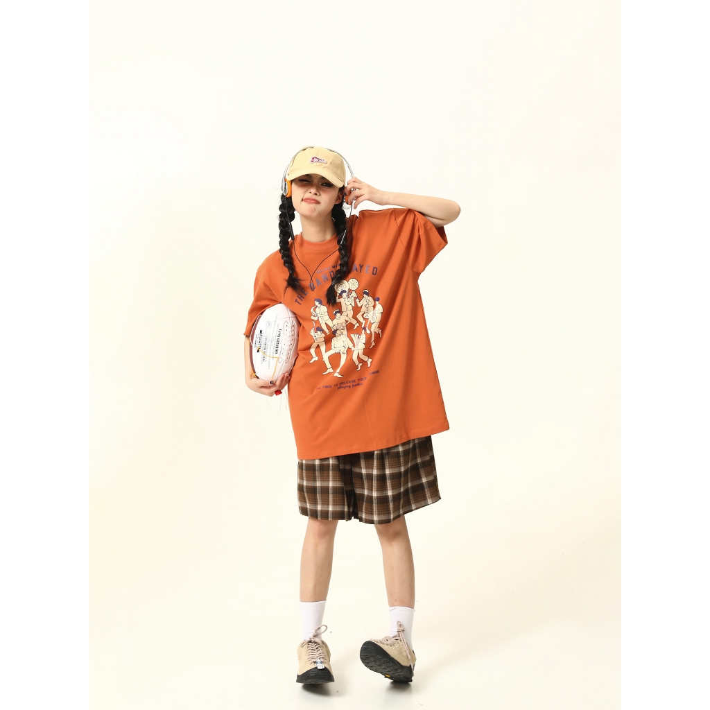 Áo Thun Nam Nữ In Họa Tiết Chữ THE BAND RedLabel Áo Phông Unisex Form Rộng Tay Lỡ Cao Cấp Cá Tính Chất Cotton Dày Dặn