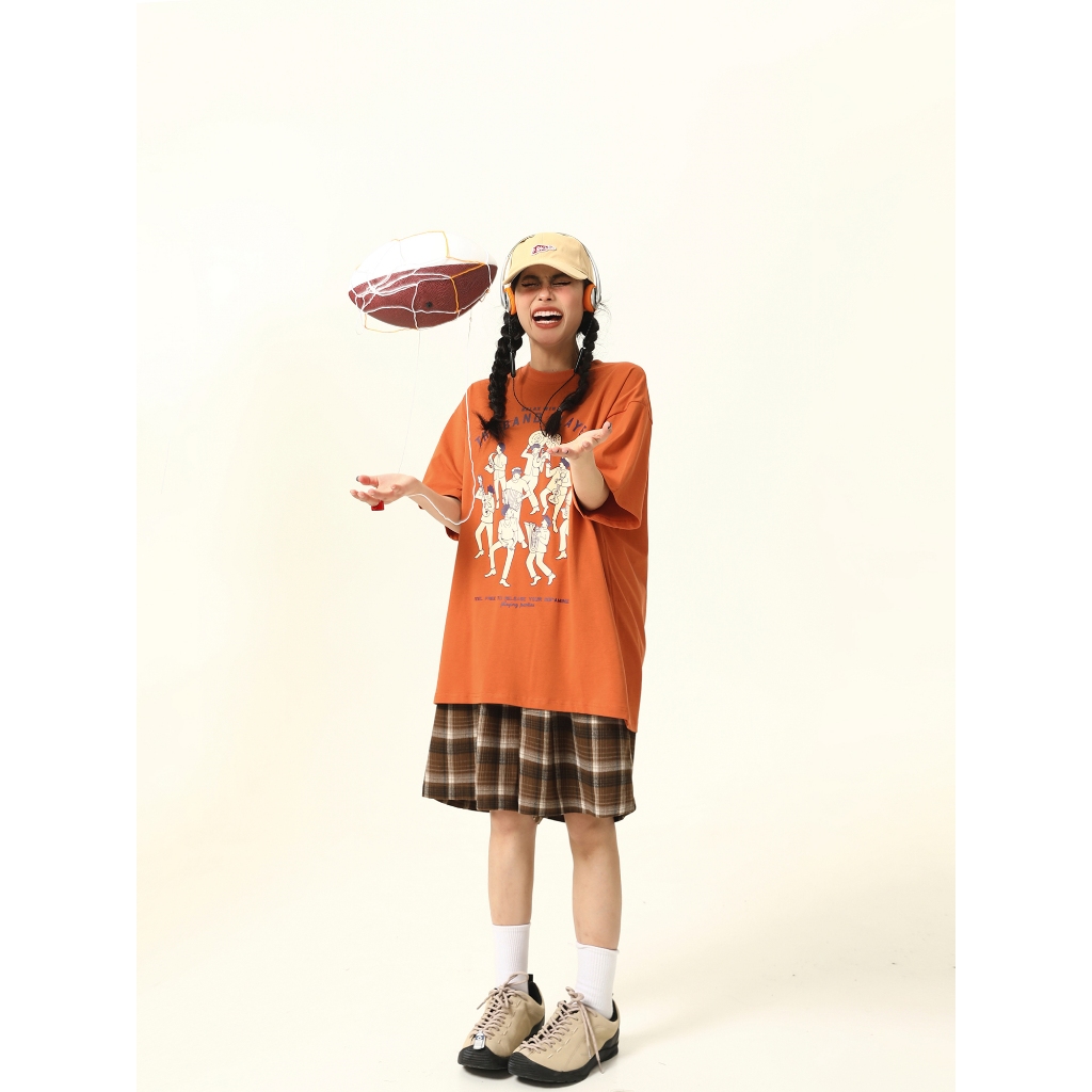 Áo Thun Nam Nữ In Họa Tiết Chữ THE BAND RedLabel Áo Phông Unisex Form Rộng Tay Lỡ Cao Cấp Cá Tính Chất Cotton Dày Dặn