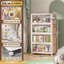 Tủ nhựa gấp gọn trong suốt Finley, tủ quần áo cho bé size to 3-4-5 tầng không cần lắp đặt có bánh xe dễ dàng di chuyểnie