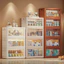 Tủ nhựa gấp gọn trong suốt Finley, tủ quần áo cho bé size to 3-4-5 tầng không cần lắp đặt có bánh xe dễ dàng di chuyểnie